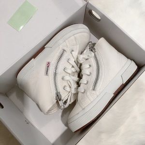 NEW Superga Kids White Sneakers